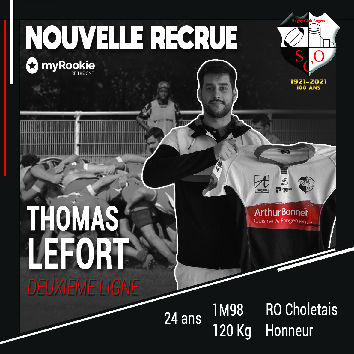 Arrivée Thomas Lefort